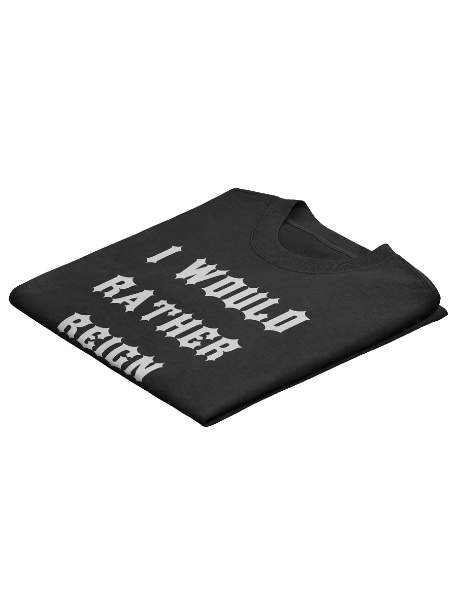 I Would Rather Reign In Hell Faded Oversized T shirt product image (4)