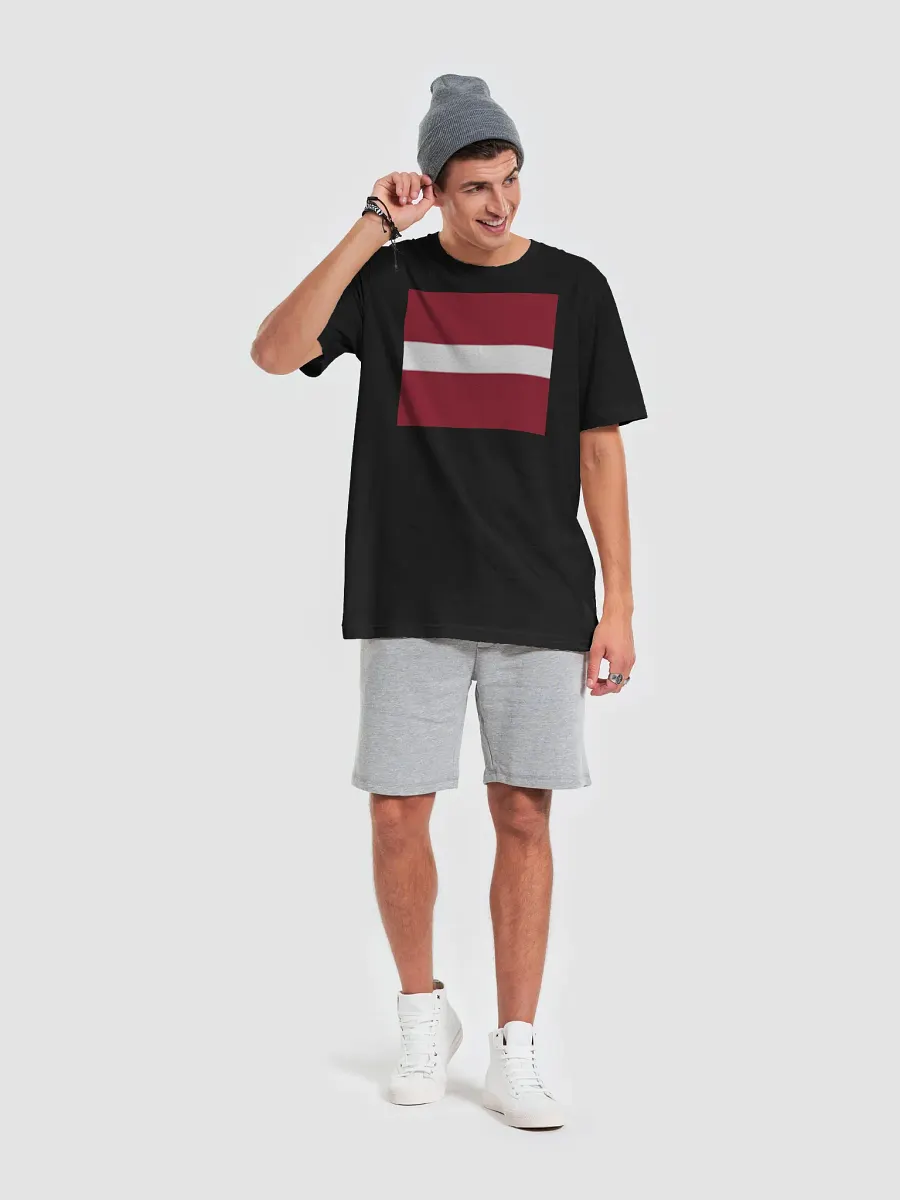 Exclusive Graphic Grove Supersoft Unisex Latvian Flag T-Shirt product image (2)