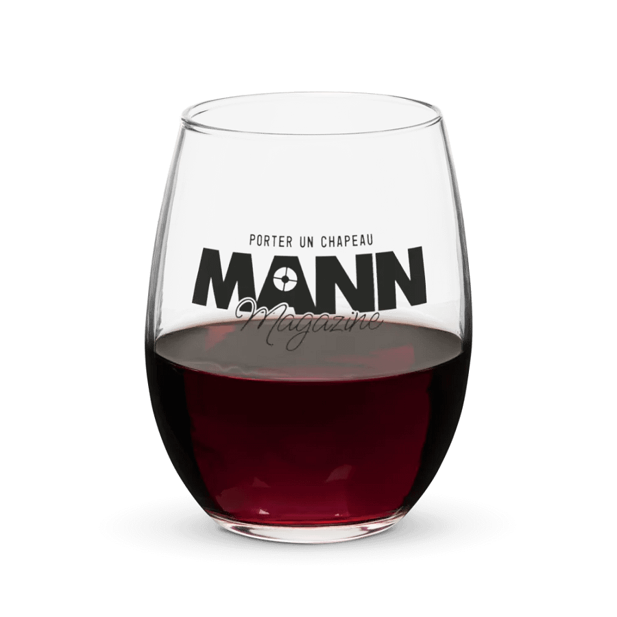 MANN Magazine Black Wine Glass product image (5)
