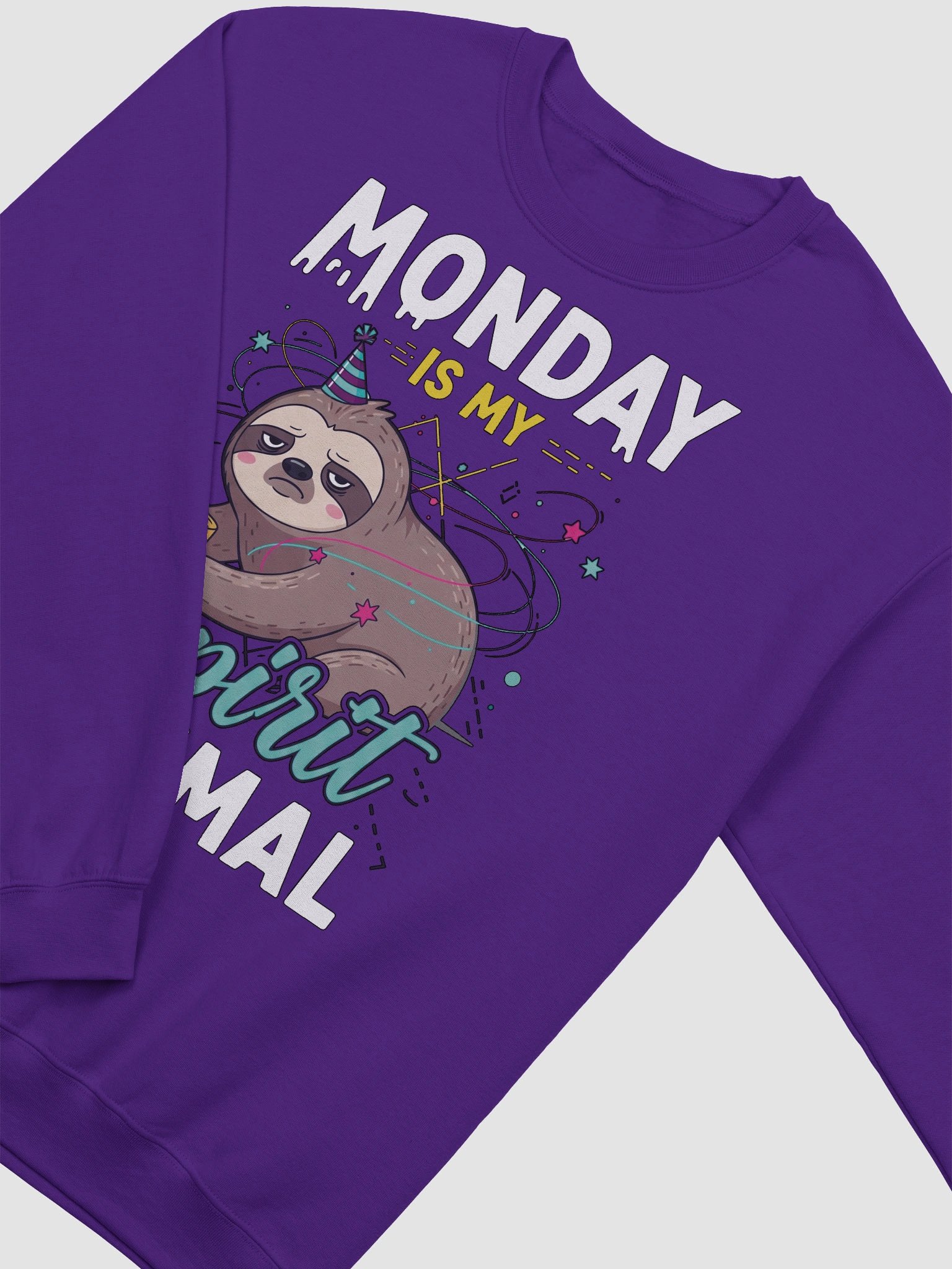 Monday is my spirit animal -dark edition- Fleece Studio * product image (28)