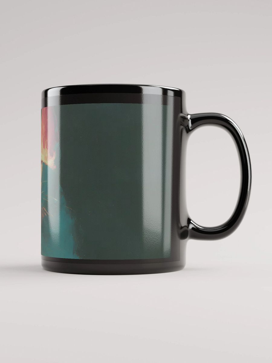 Dreamy Eyes Black Glossy Mug product image (2)
