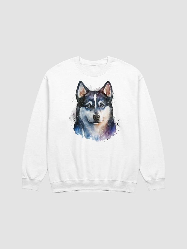 Watercolor Siberian Husky Crewneck Sweatshirt product image (22)