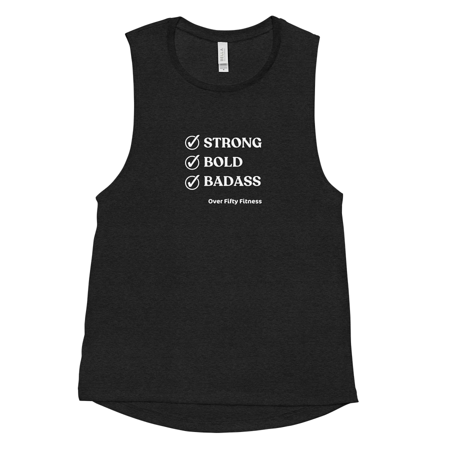 Badass - tank (white lettering) product image (13)