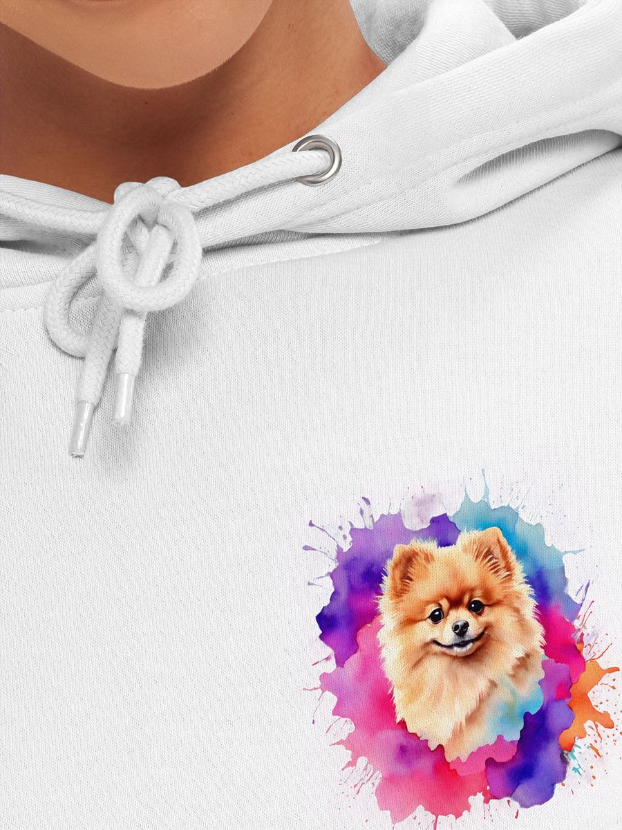 Vibrant Fluffy Dog Splash Hoodie product image (7)