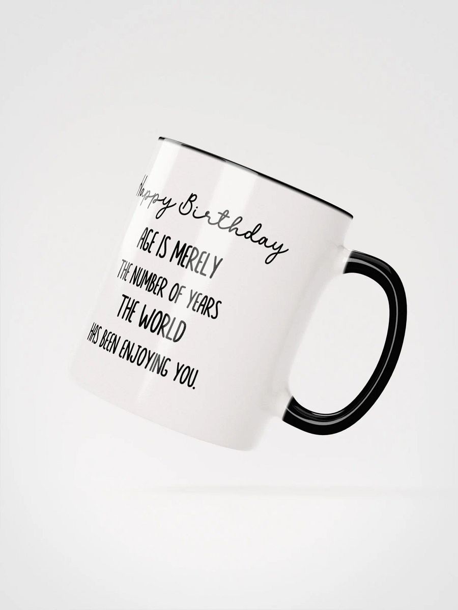 Two Tone Birth Flower Mug JUNE – Personalized Gift product image (3)