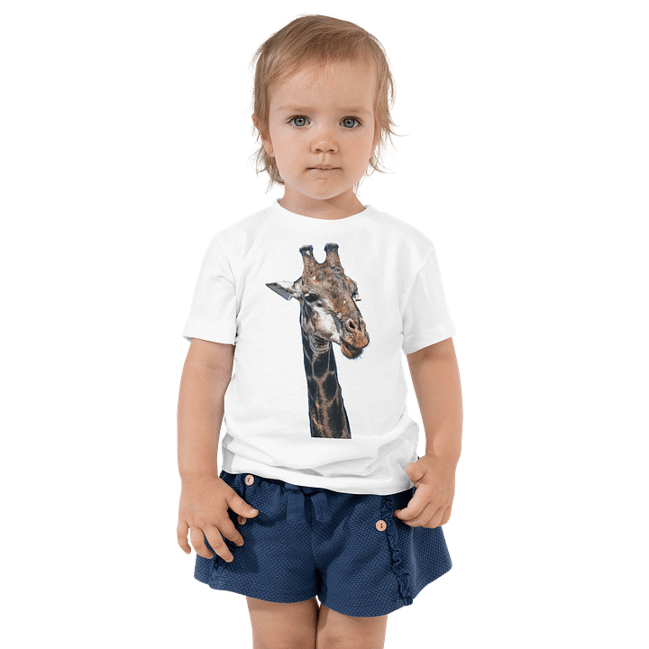 Giraffe Toddler Cotton T-Shirt-plain 1 product image (4)