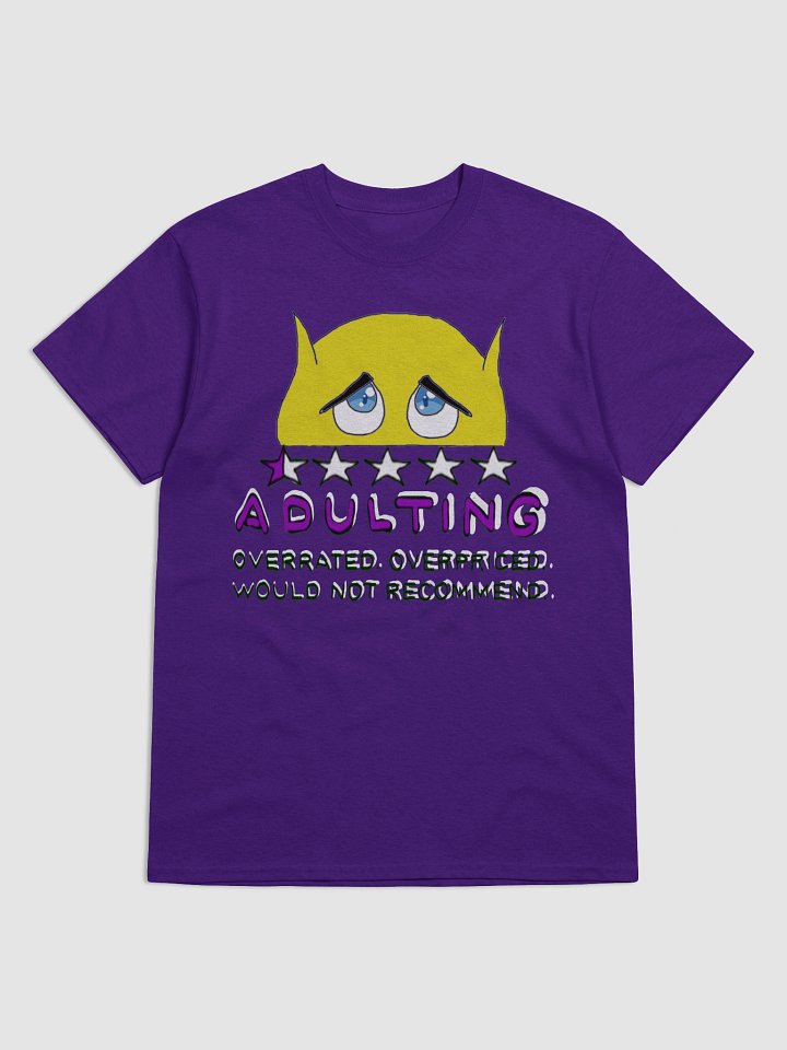 cuebean's "Adulting" T'shirt product image (1)