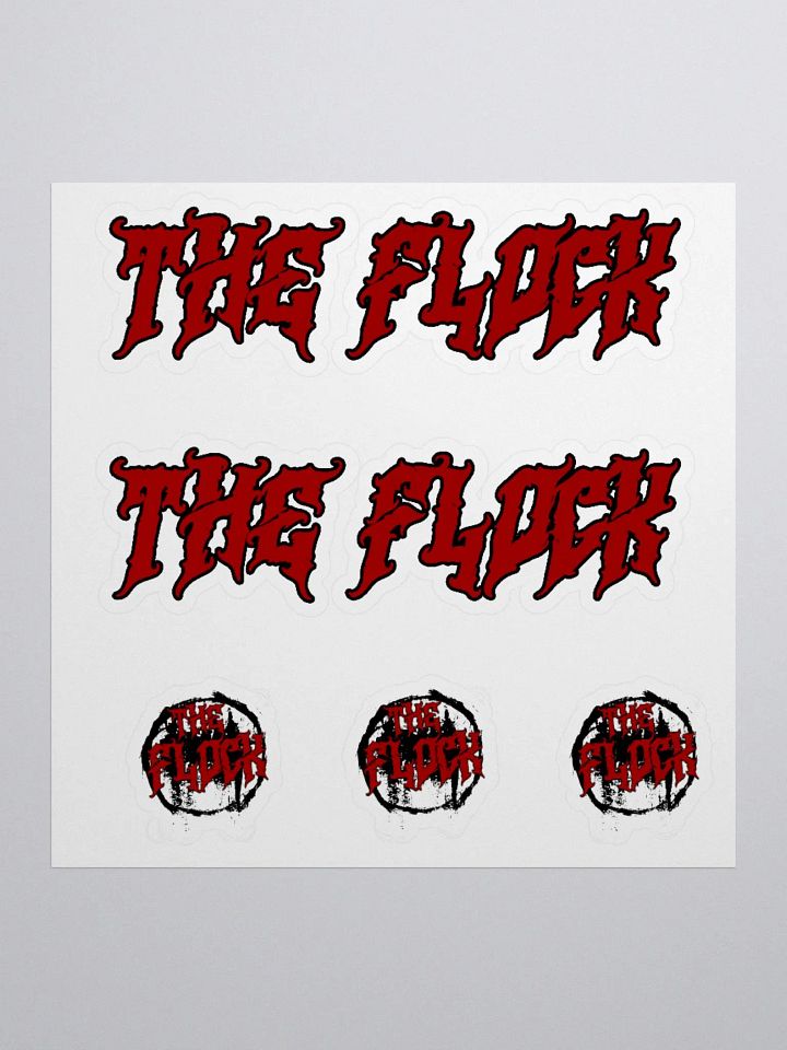 LPW - The Flock Kiss Cut Stickers product image (1)
