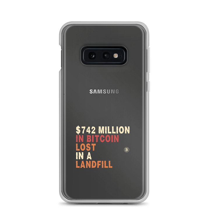 Bitcoin Lost Clear Case: A True Story Piece product image (3)