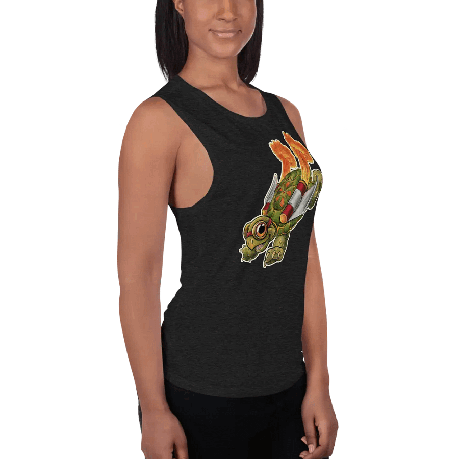 Jetpack Tortoise - SFA Women's Muscle Tank product image (4)