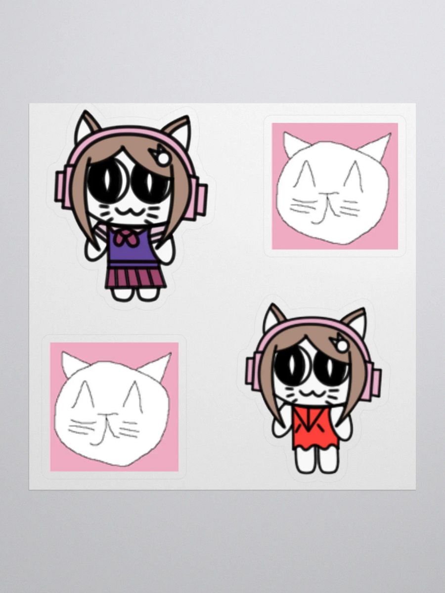 Koneko of the lamb kiss cut stickers product image (1)