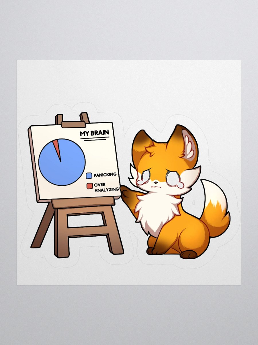 Anxious Fox Stickers product image (1)