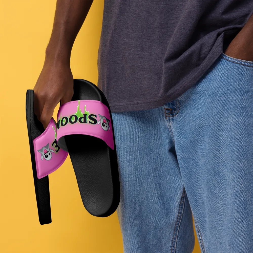 SPOOKY JOOCE Men's Slidez - Light Pink product image (2)