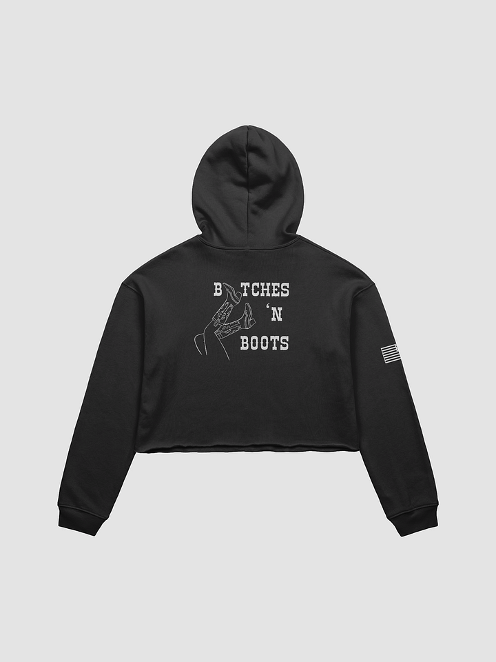 BnB Classic Crop Hoodie - White product image (7)