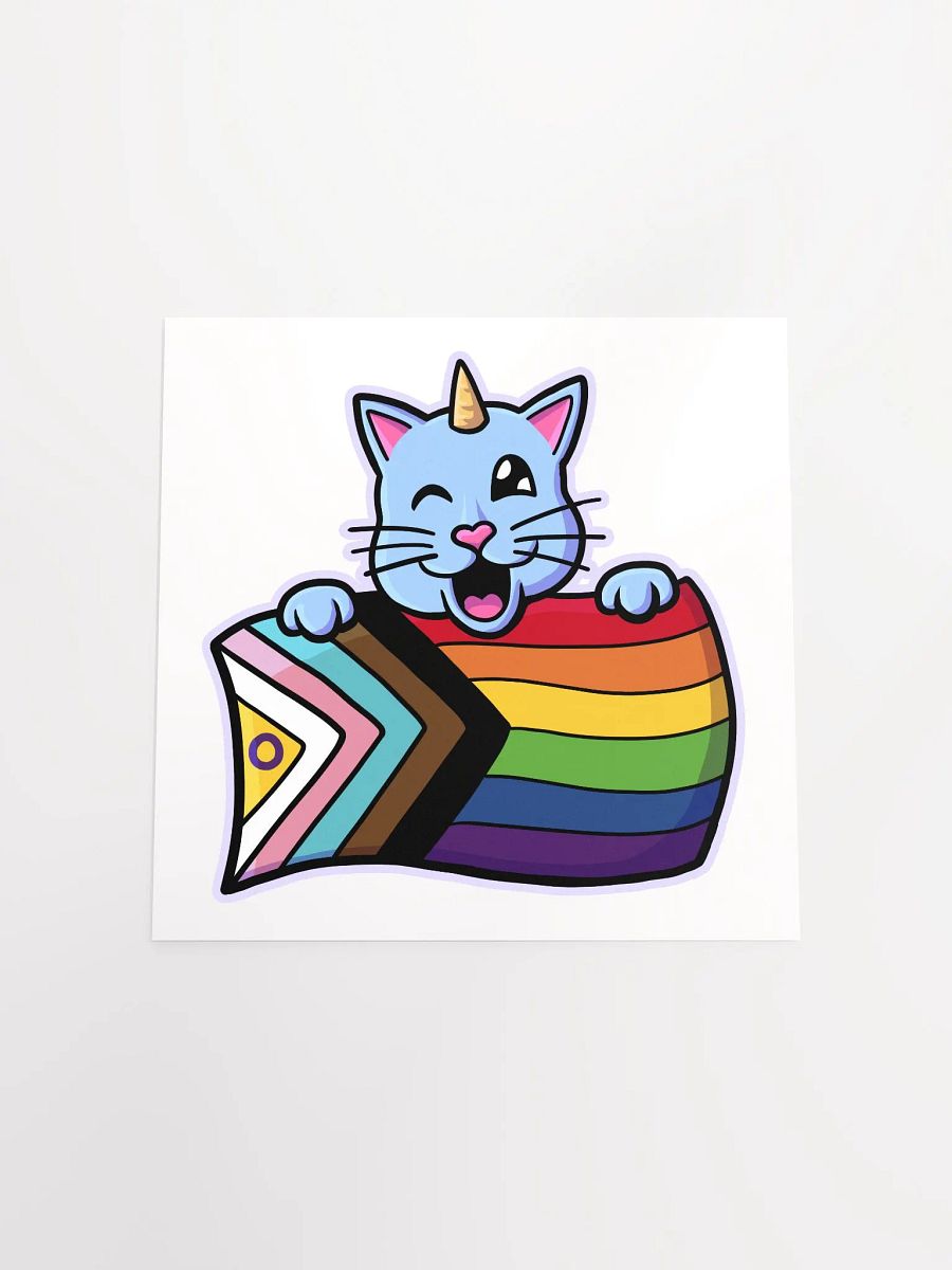 Progress Pride Kittycorn Poster product image (13)