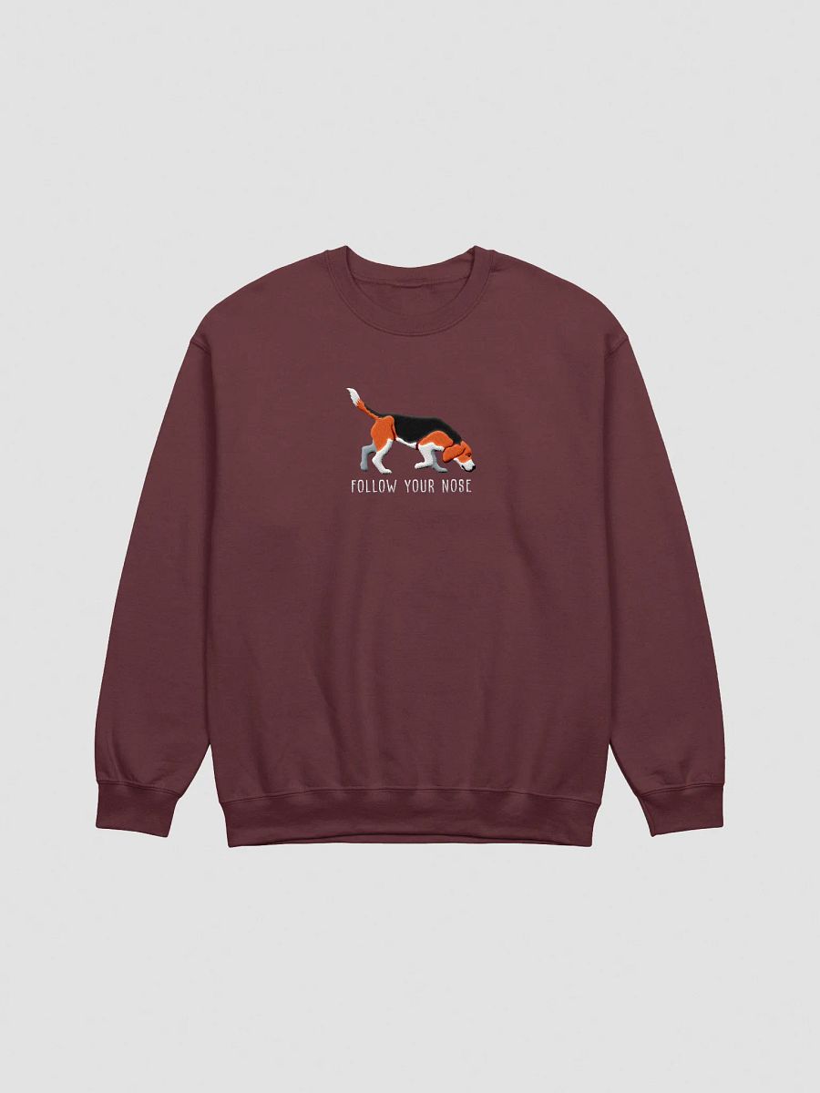 Follow Your Nose Sweatshirt (Embroidered) of a Beagle product image (7)