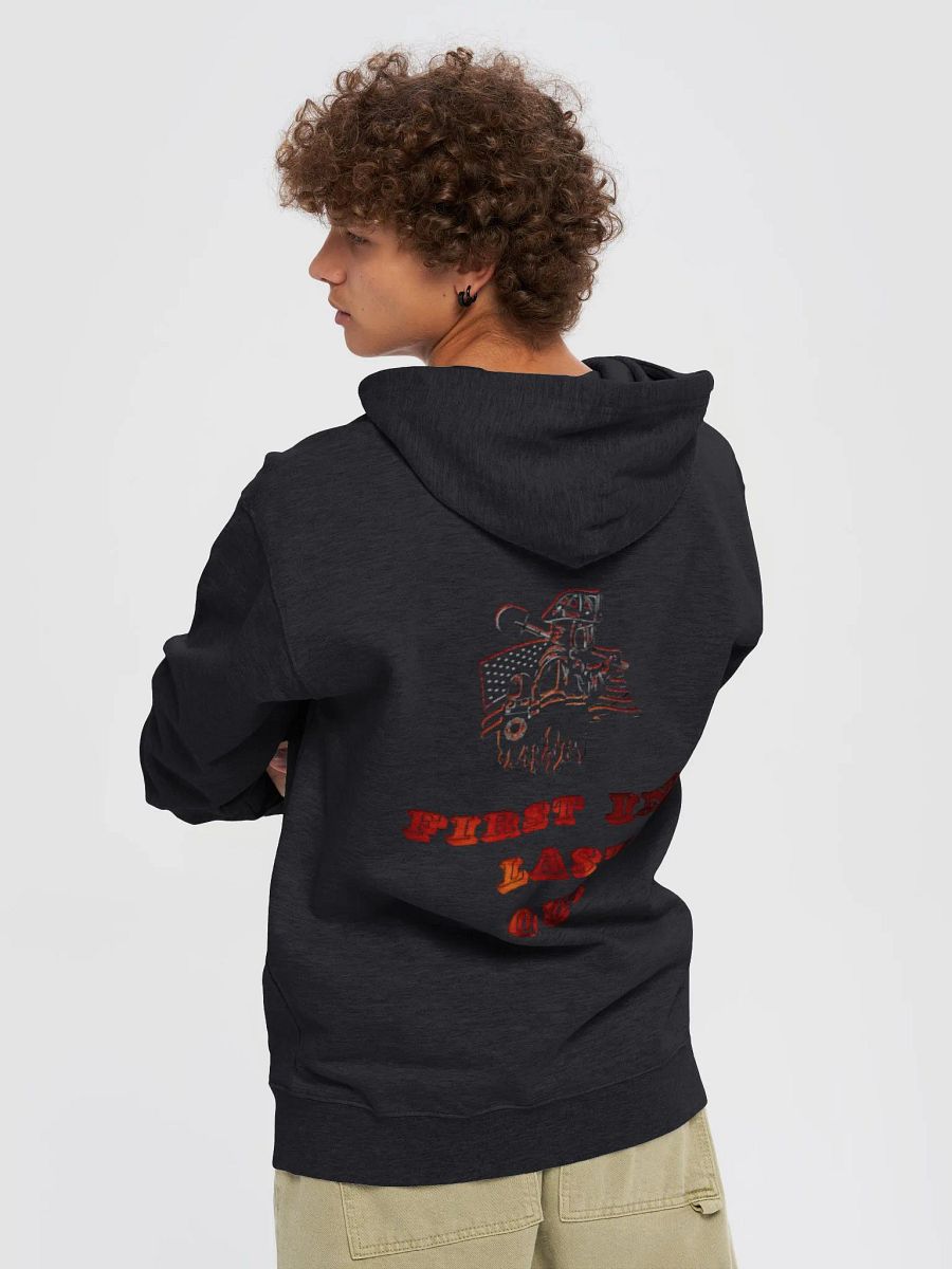 Fire Fighter Supporter Fleece Zip-Up Hoodie product image (6)