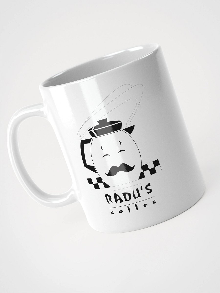 Radu's Coffee | White Glossy Mug by Mugz product image (2)