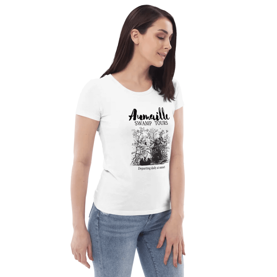 Swamp Tour Organic Cotton Women's Fitted Tee product image (7)