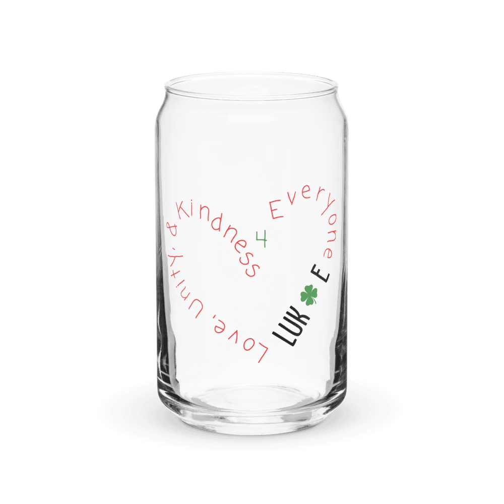 Heartfelt Kindness Can Glass product image (2)