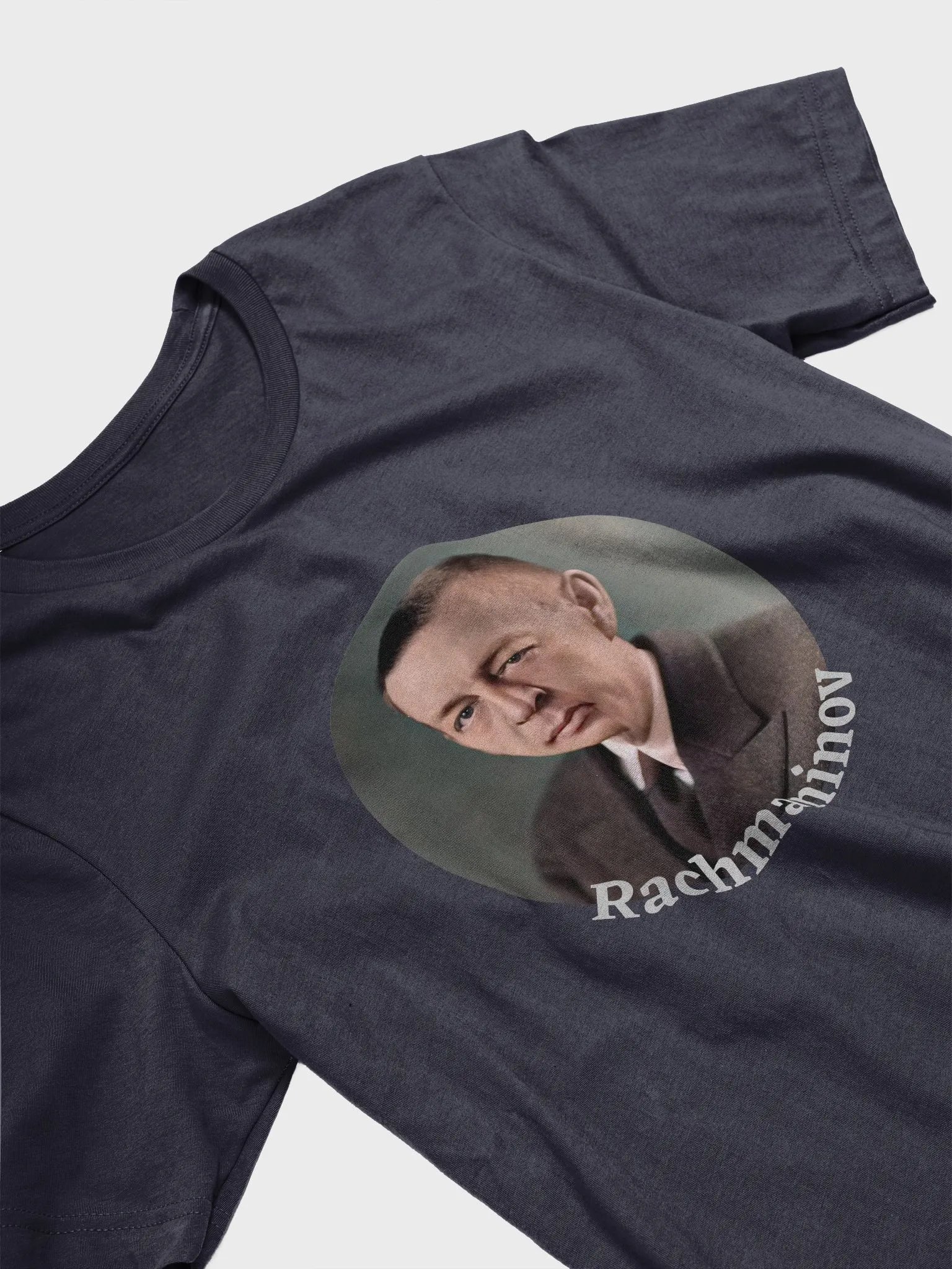 Sergej Rachmaninov - Colorized Portrait | T-Shirt product image (24)