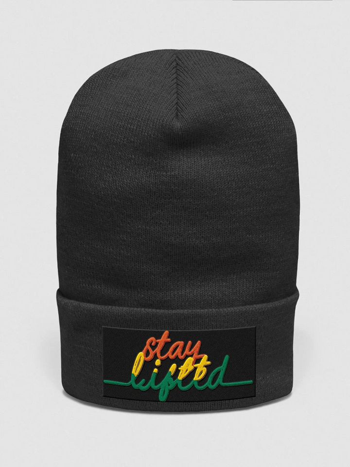 Stay Lifted Embroidered Beanie product image (1)