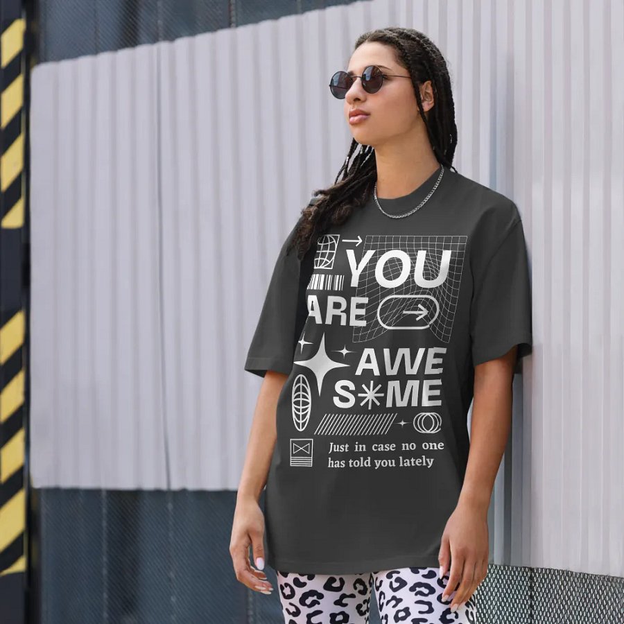 You are awesome unisex T-shirt product image (8)
