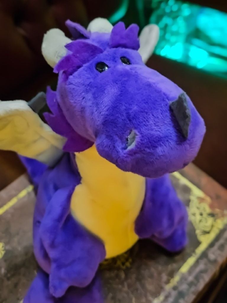 The Armored Kingdom Purple Snugglefang the Soft Dragon Plushie product image (2)