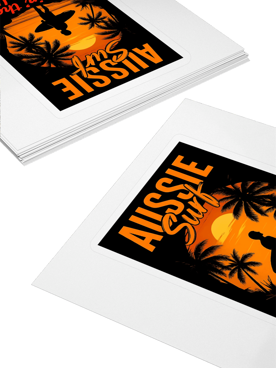 Aussie Surf Livin' the Straya Way Sticker product image (4)