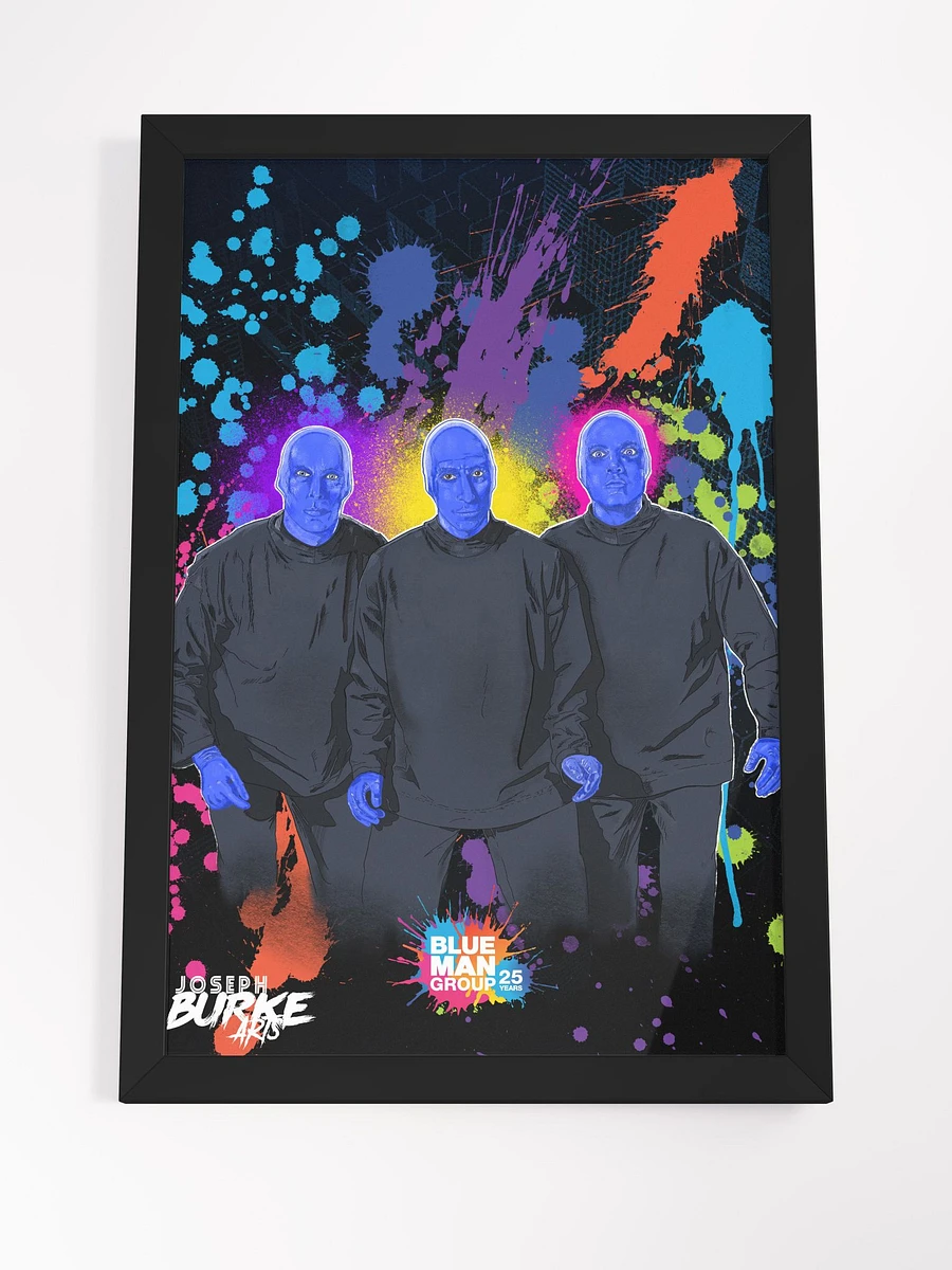 Blue Man Group's 25th Anniversary Framed 12x18 Art product image (4)