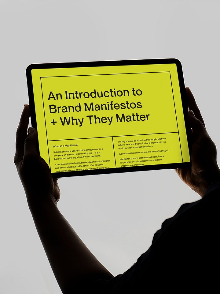 Motto® Write a Brand Manifesto Workbook product image (2)