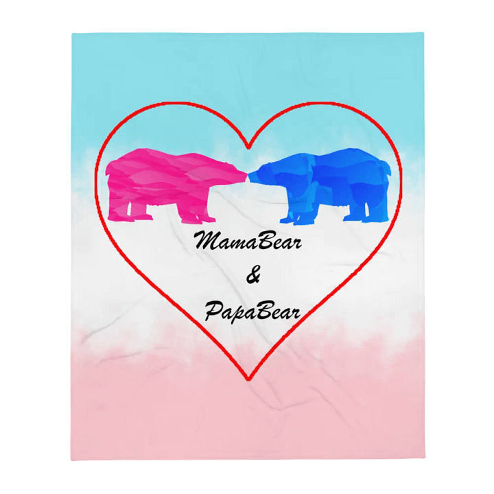 Mama & Papa Bear Throw Blanket product image (13)