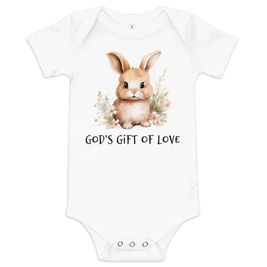 God's Precious Blessing: Adorable Bunny Rabbit Spreads Love product image (2)