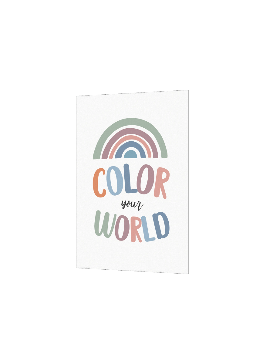 Color Your World Wall Art Poster product image (3)