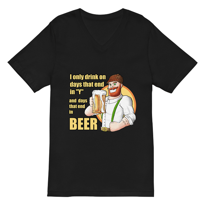 Beer Lad 1 V neck Front product image (2)