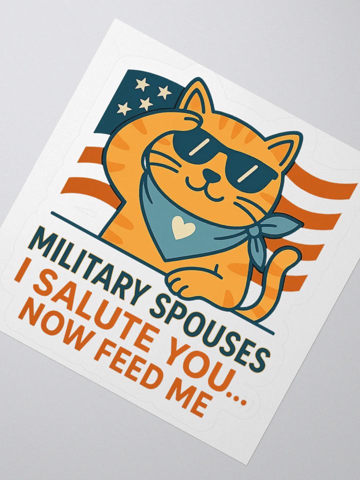 Military Spouse Salute – Feed Me Sticker product image (6)