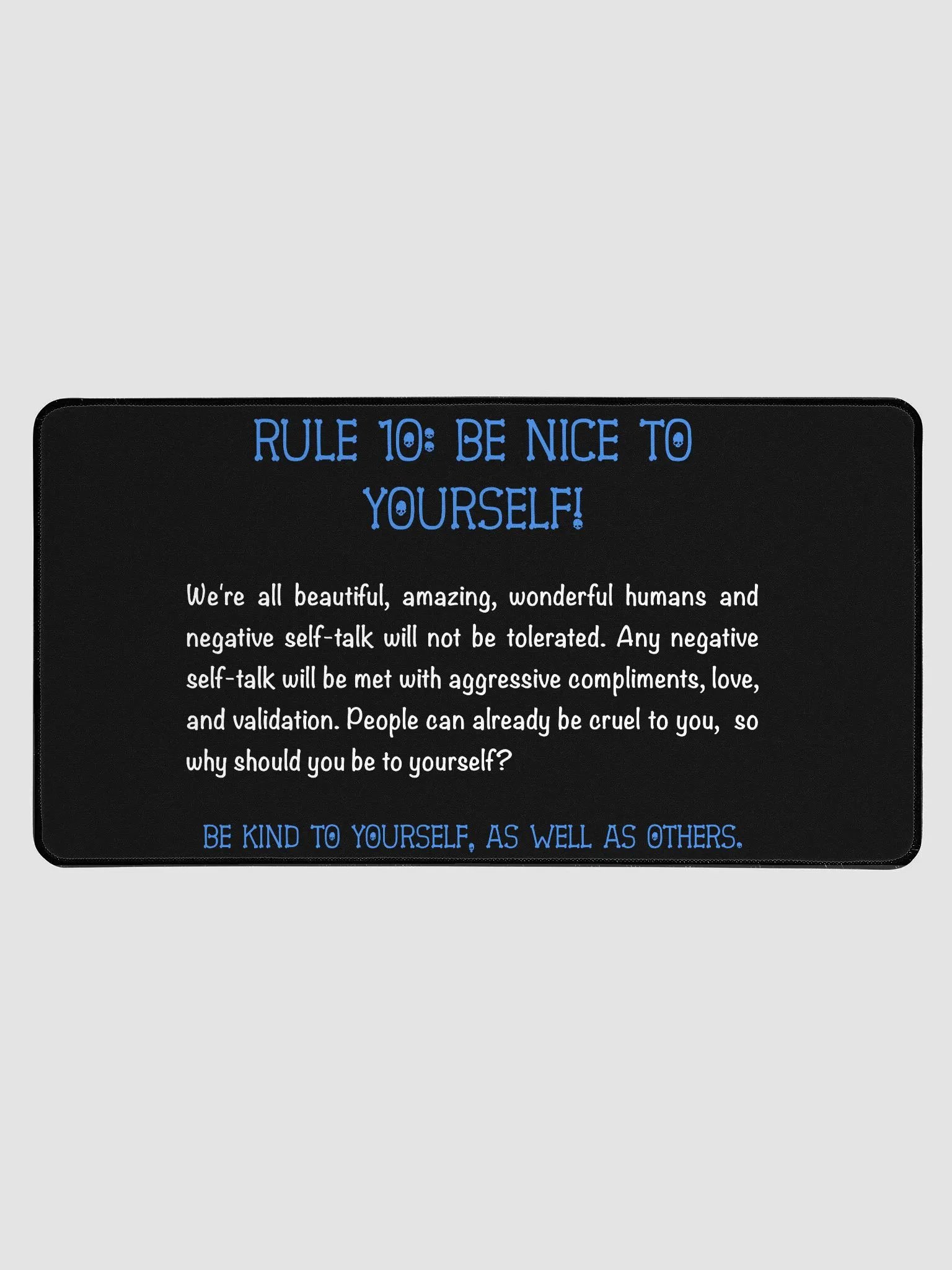 Rule 10 Mousepad product image (1)