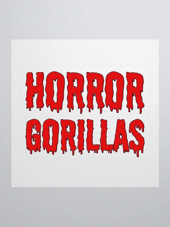 Horror Gorillas Sticker product image (1)