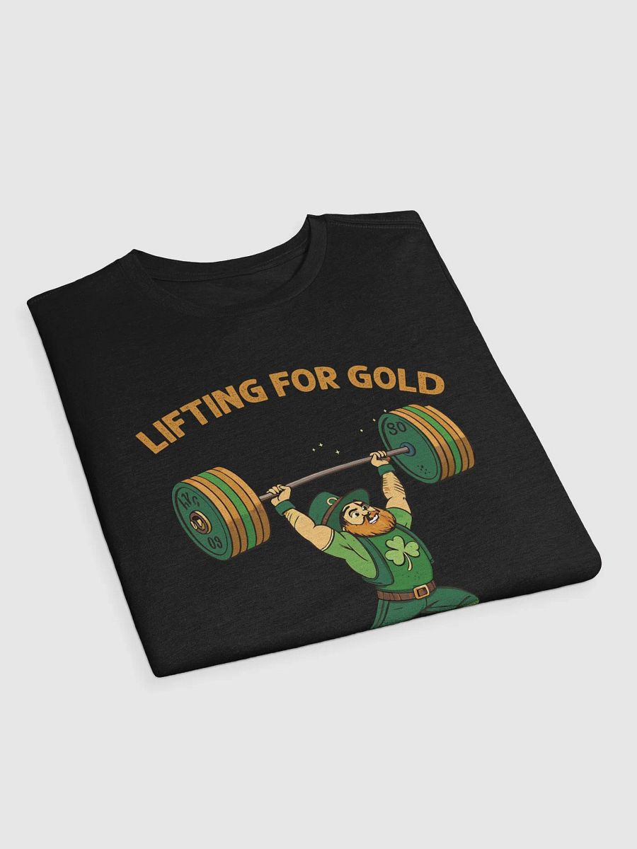 Lifting for Gold Shamrock Strong Leprechaun T-Shirt product image (15)