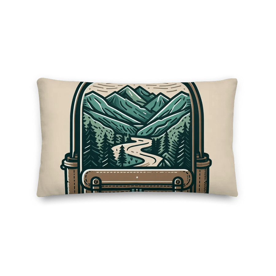 Nature's Wanderlust Premium Pillow AI Design Backpack product image (3)