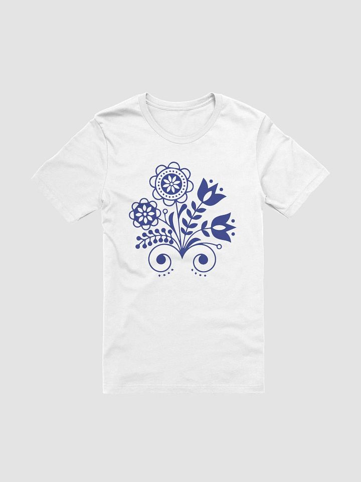 Blue Floral Bliss T-Shirt product image (21)
