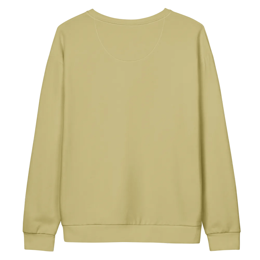 Plain Medium Yellow Soft Summer Unisex Recycled Polyester Heavyweight Premium Sweatshirt by Treasure Pie product image (12)