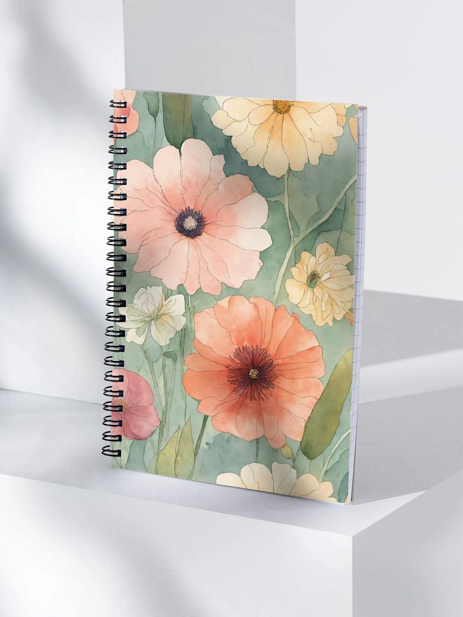 Pastel Flowers Notebook product image (4)