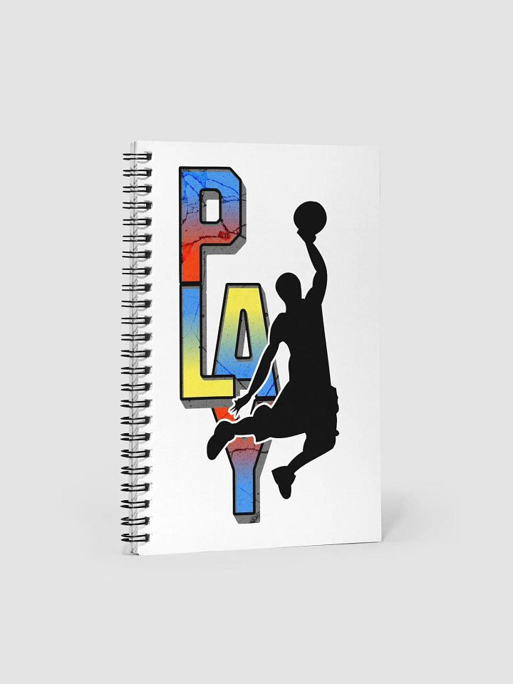 Play Basketball Airborne Spiral Notebook product image (2)