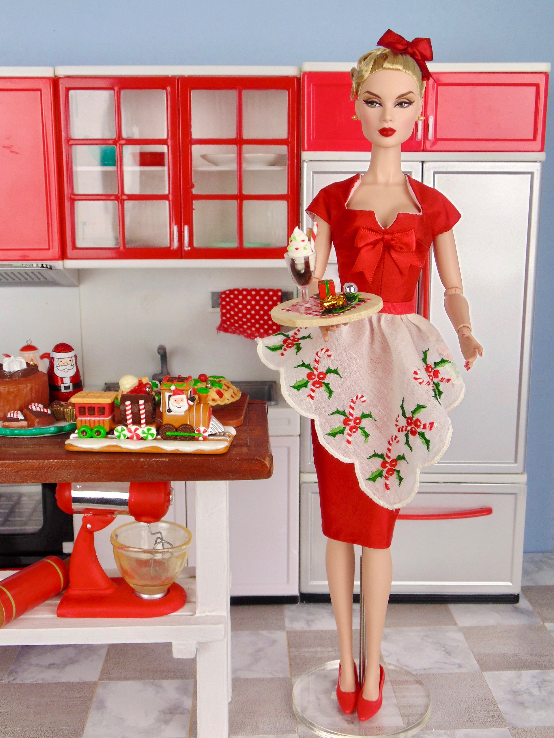 Peppermint Twist OOAK fashion for 12” fashion dolls product image (6)