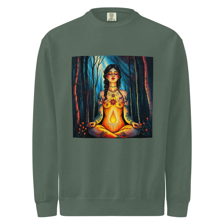 Ethereal Flame Meditation Sweatshirt product image (1)