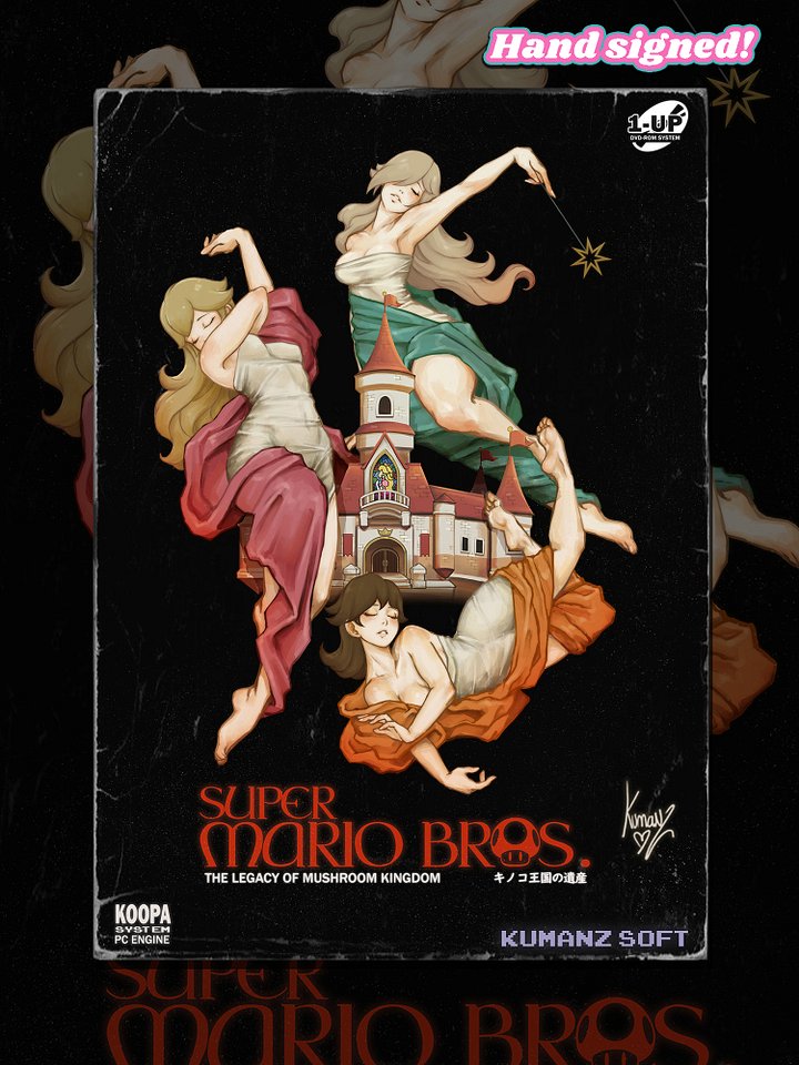 Mushroom Kingdom Princesses Poster print product image (1)