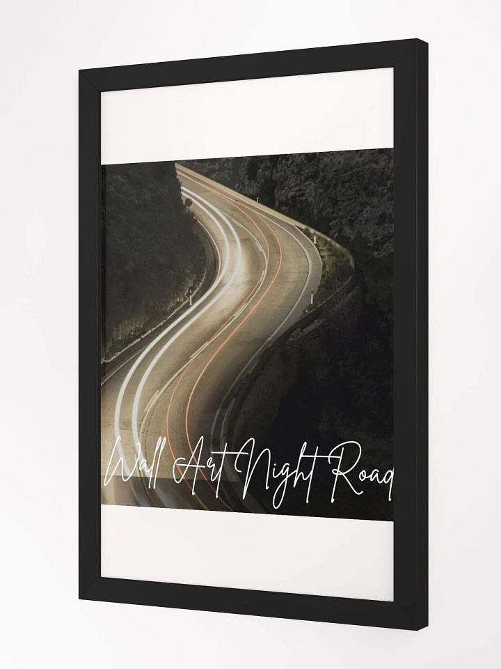 Art Road Framed High-Quality Matte Poster (in) product image (2)