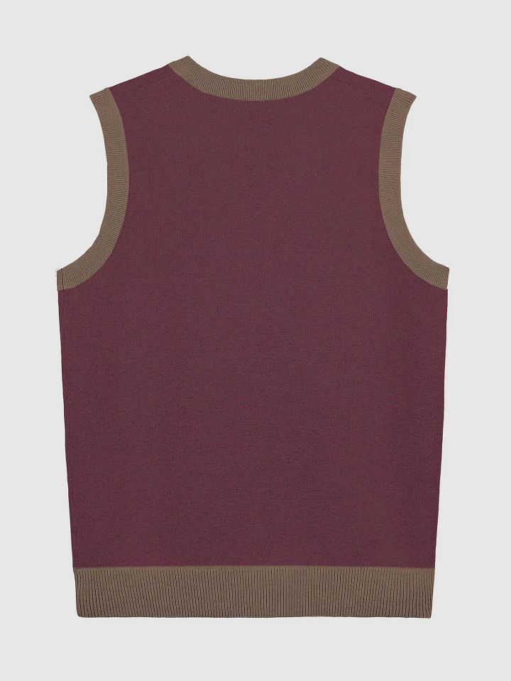 Cozy Jacquard V-Neck Vest product image (2)