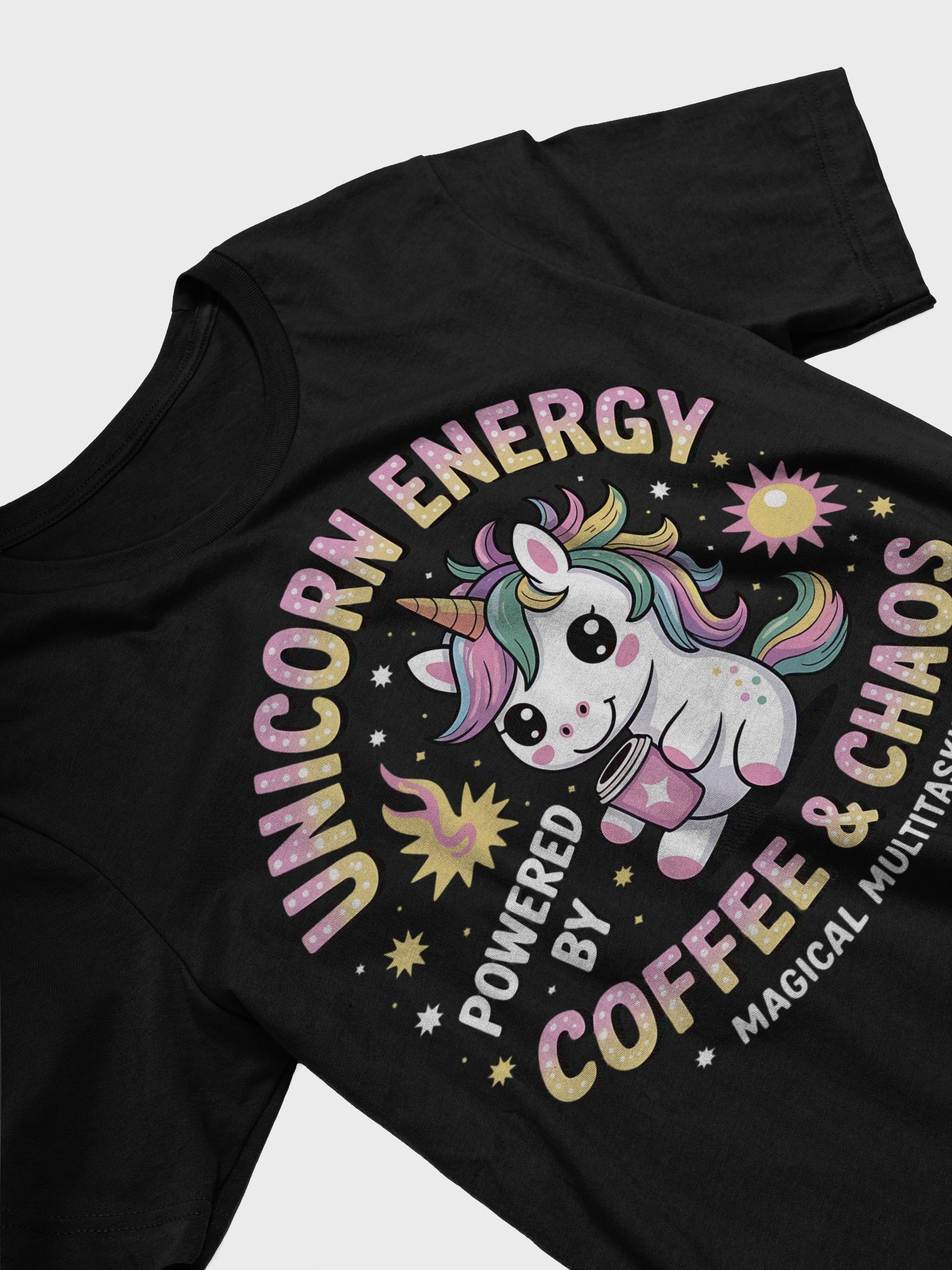 Unicorn Energy Coffee Lover T-Shirt product image (31)